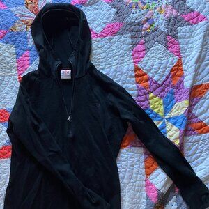 Icebreaker Merino 350 weight, half zip, hooded sweater